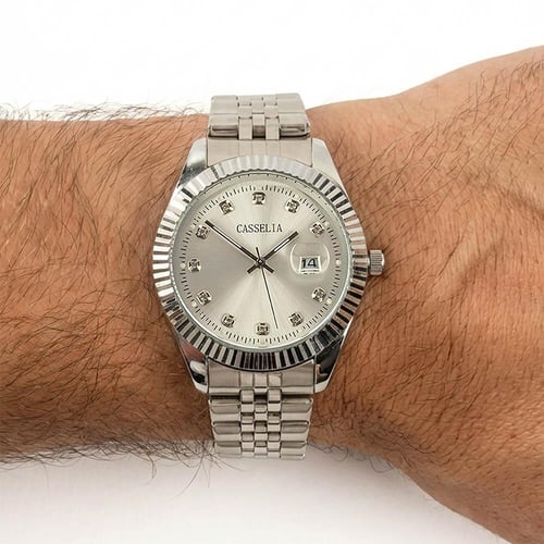 توزيعات العيد عود مع ساعة وسبحة فضية