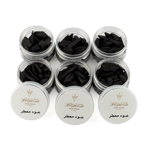 توزيعات بخور عود معطر 6 عبوات