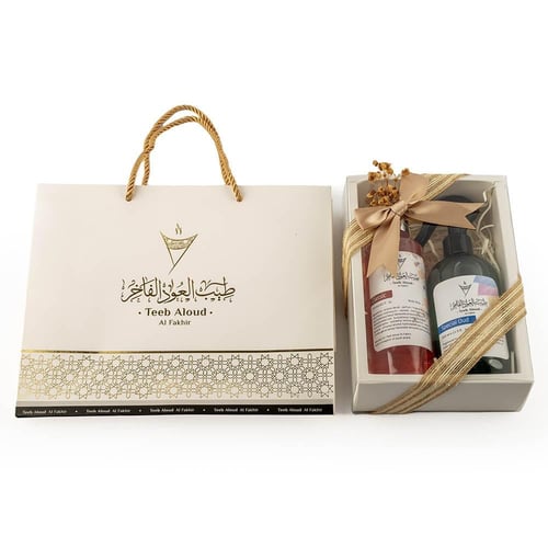 عرض الفخامة الرجالية معطر جسم كلاسيك مع معطر عود م...