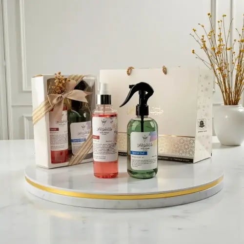 عرض الفخامة الرجالية معطر جسم كلاسيك مع معطر عود م...