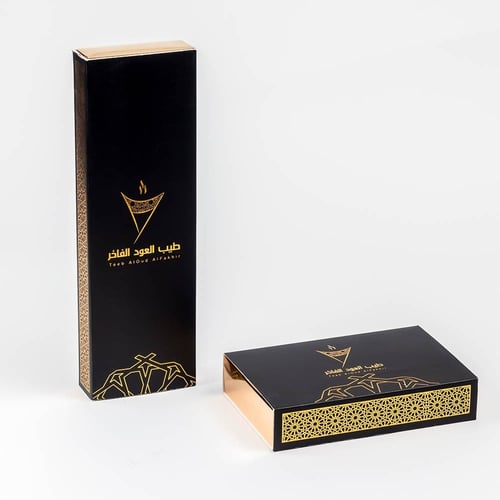 عرض رقائق عود مع بوكس عطري فاخر