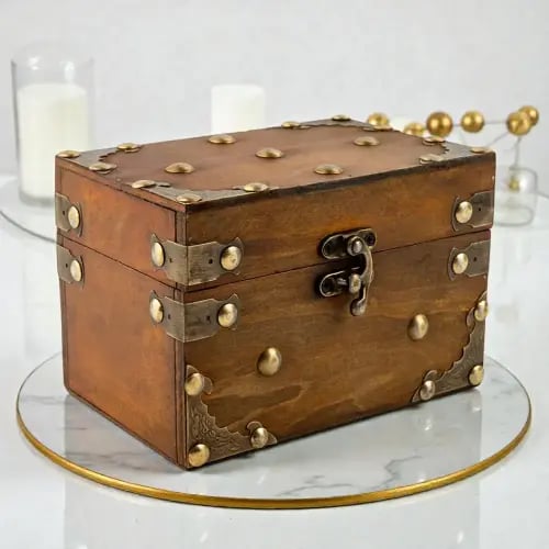 بوكس عود خشب ثمن كيلو ( فارغ ) لون خشبي