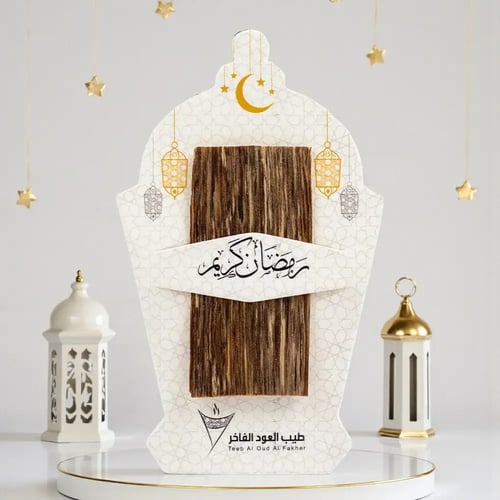 توزيعات رمضان فانوس بالعود (12 كرت)
