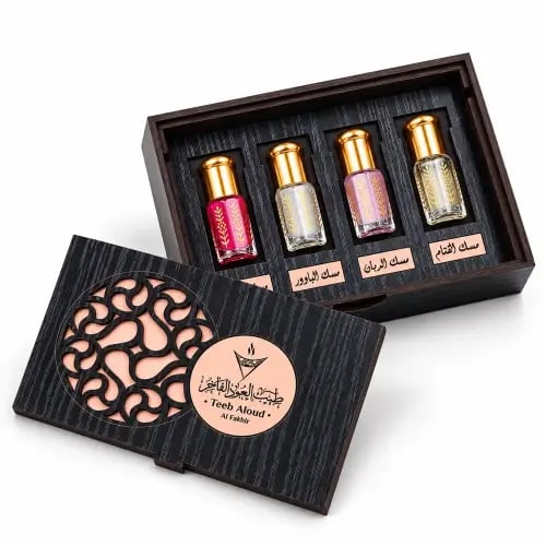 Luxury wooden musk box display