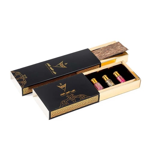 عرض رقائق عود مع بوكس عطري فاخر