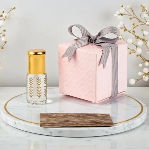 توزيعات عود – بوكس مقلم وردي (6 قطع)