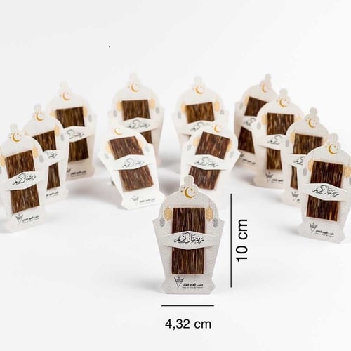 توزيعات رمضان فانوس بالعود (12 كرت)