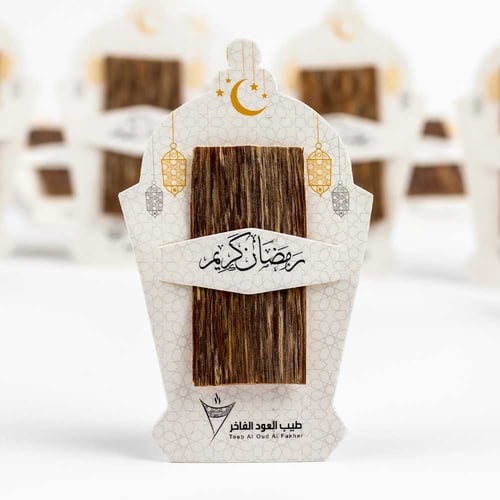 توزيعات رمضان فانوس بالعود (12 كرت)