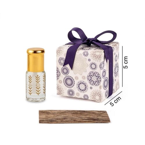 توزيعات عود – بوكس مزخرف بنفسجي (6 قطع)