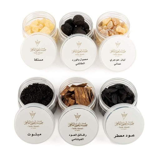 توزيعات بخور منوع فاخر 6 عبوات