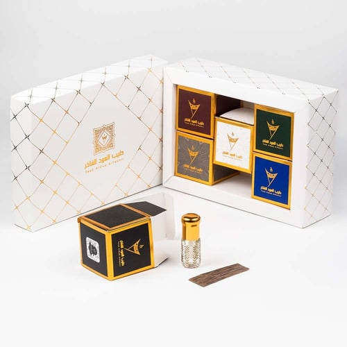 توزيعات عود بوكس ملون فاخر للمناسبات ( 6 قطع )