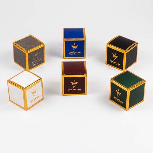 توزيعات عود بوكس ملون فاخر للمناسبات ( 6 قطع )