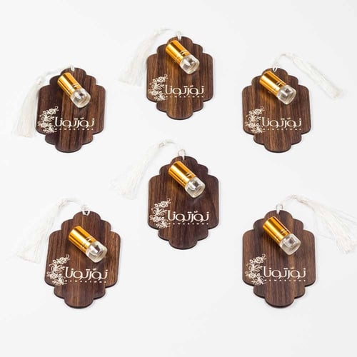 توزيعات نورتونا خشبية (6 قطع)