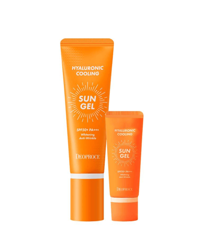 طقم جل الشمس المهدئ بالهيالورنيك 50 جم + 20 جم