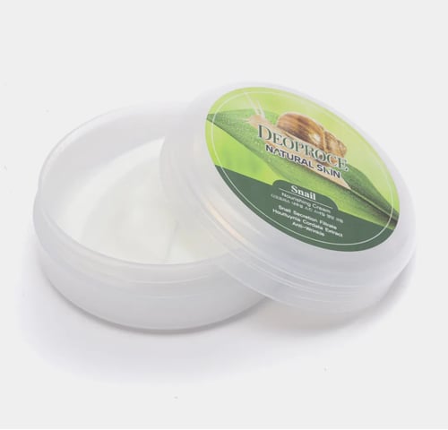 كريم زبدة الترطيب والتغذية للبشرة طبيعي بالحلزون م...