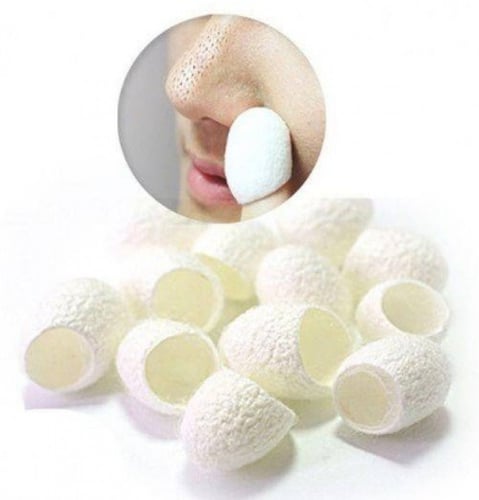 قطع قطن حريرية لوضع الماكياج تركب في الاصابع