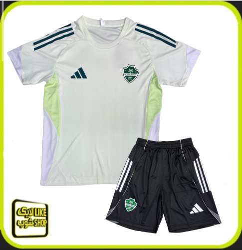 طقم الاهلي تمارين نص كم مع شورت التفاحي 2026