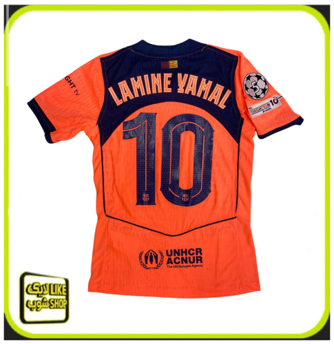 تيشيرت رجالي برشلونة البرتقالي( مرقم ) فئة اللاعبي...