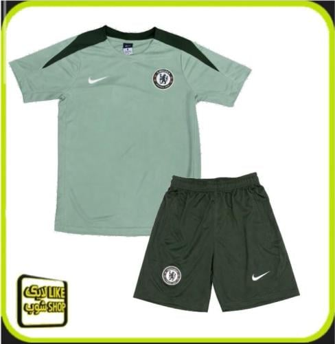 طقم رجالي تمارين تشلسي الاخضر الفاتح