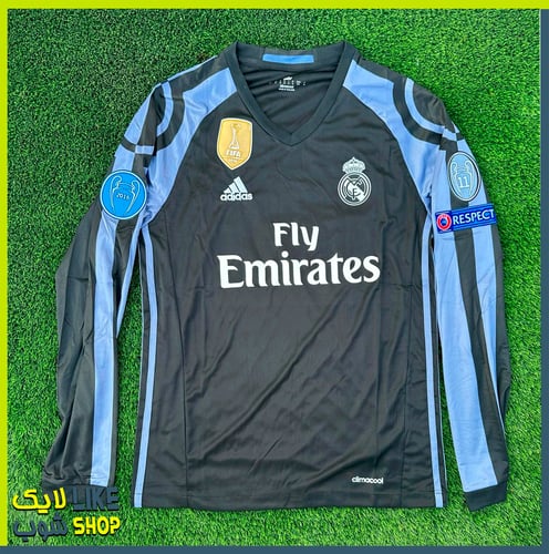 تيشيرت رجالي ريال مدريد كم طويل كلاسيك2017