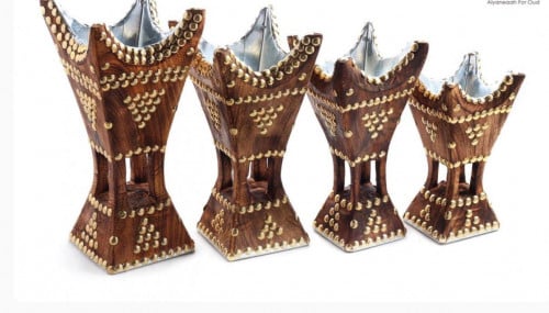 مباخر حايليه من خشب الاثل الصغيره 55