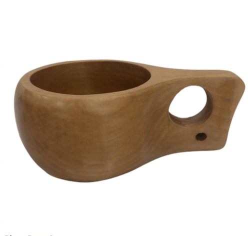 كوب خشبي سعة 160 مل