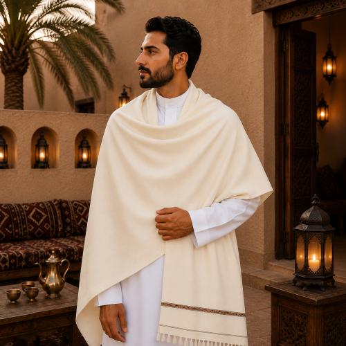 شال شتوي صوف أصلِّي (للجنسين)