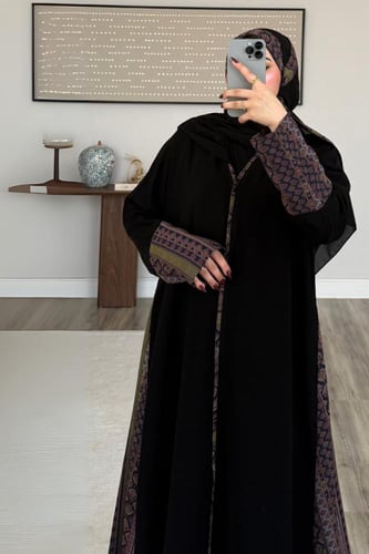 عباية كشميري مودرن