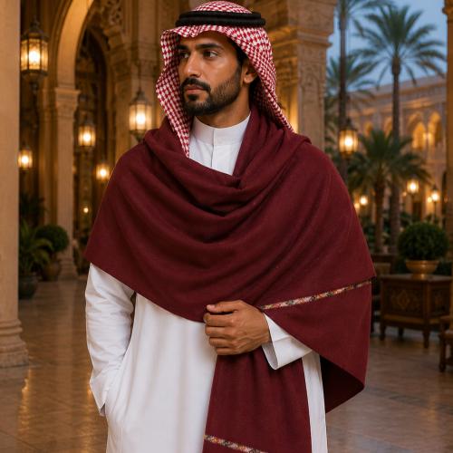 شال شتوي صوف أصلِّي (للجنسين)