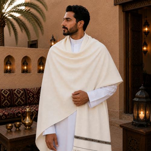 شال شتوي صوف أصلِّي (للجنسين)