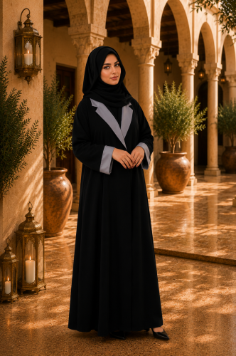 عباية فضية الرقي