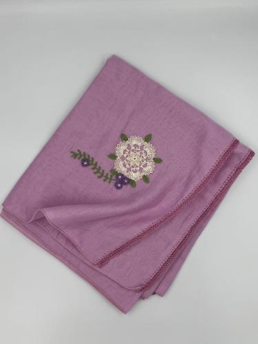 Turkish cotton headscarf in pink color