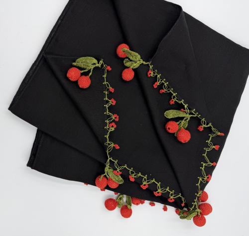 Cherry headscarf
