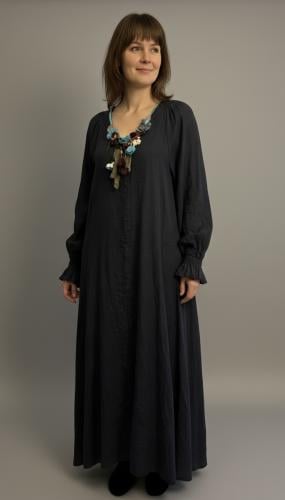 A dress with hand embroidery