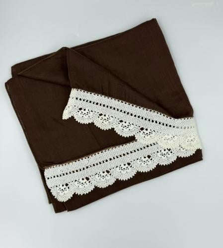 Brown-colored headscarf