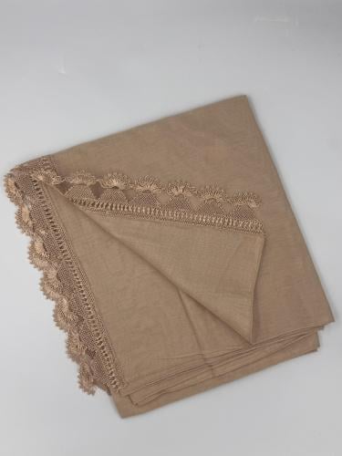 Beige-colored headscarf