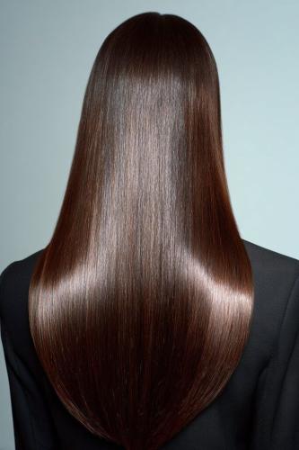 Single-color treatment and dye for long hair