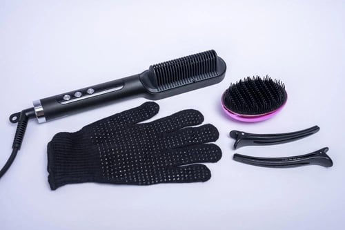 جهاز ستريت للشعر - أسود