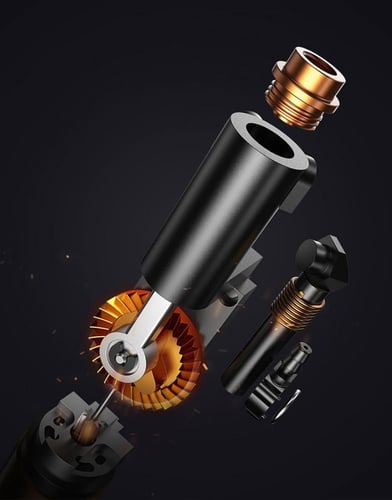 منفاخ هواء الكهربائي للسيارة من بيسوس - رمادي