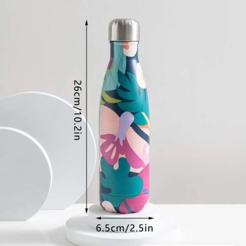 زجاجة نمط زهري