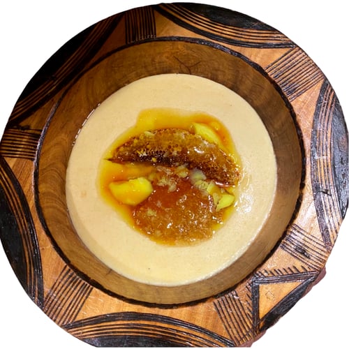 مشغوثة (عيش - لهيدة) بالسمن والقشدة