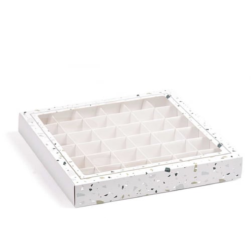 تغليف هدية بخور أبيض + كرت.