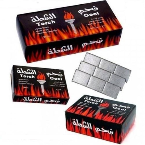 فحم الشعلة سهل الاشتعال عديم الدخان والرائحة