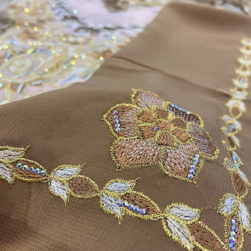 قماش جلابيات ( حرير ) إماراتية مخاوير بطرحة