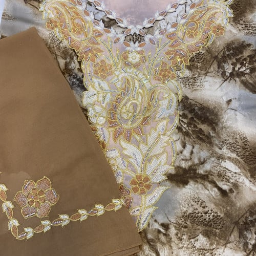 قماش جلابيات ( حرير ) إماراتية مخاوير بطرحة