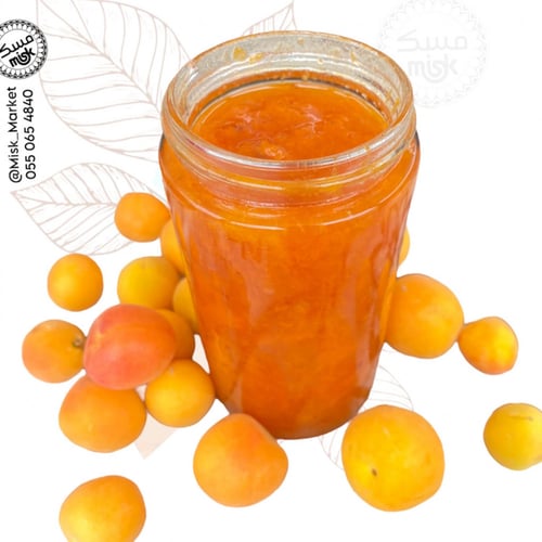 مربى المشمش الطازج اللذيذ