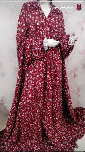 6 قطع شرشف/ جلال صلاة كلوش (بخنق) بارد قطن بارد مع...