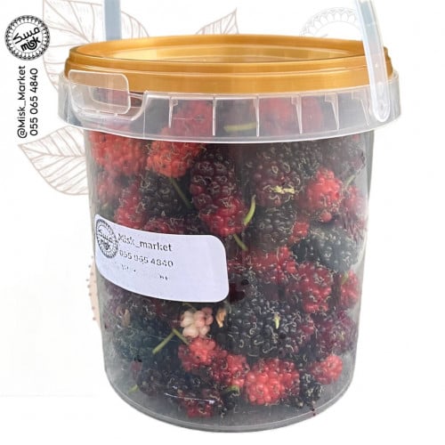ربع كيلو ثمار التوت متاح لمدينه بيشة.