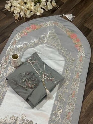 شرشف/ جلال صلاة قطن باكستاني - مطرز ، بألوان مختلف...