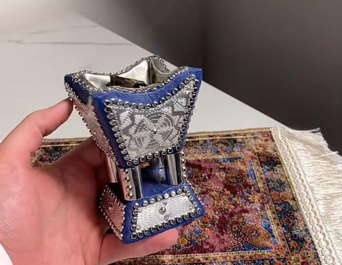 مبخر مباخر حائلية شغل يدوي فخم (صغير)